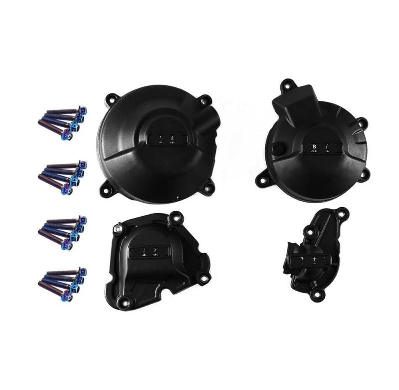 Motorabdeckung Motorrad Motorräder Motor Abdeckung Schutz Fall Fall Für MT-09 FZ09 2021 2022 2023 2024 von NMHTJ
