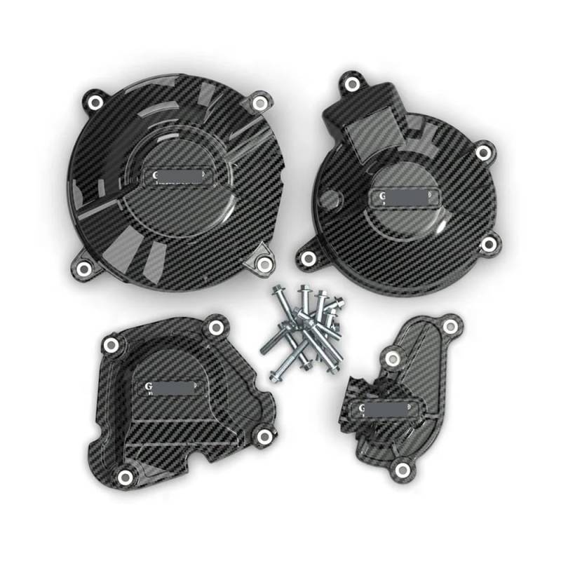 Motorabdeckung Motorrad Motorräder Motor Abdeckung Schutz Fall Für MT-09 2021-2023 XSR900 2022-2023 FZ-09 Für Tracer 900 Für Scrambler 2021-2023 von NMHTJ