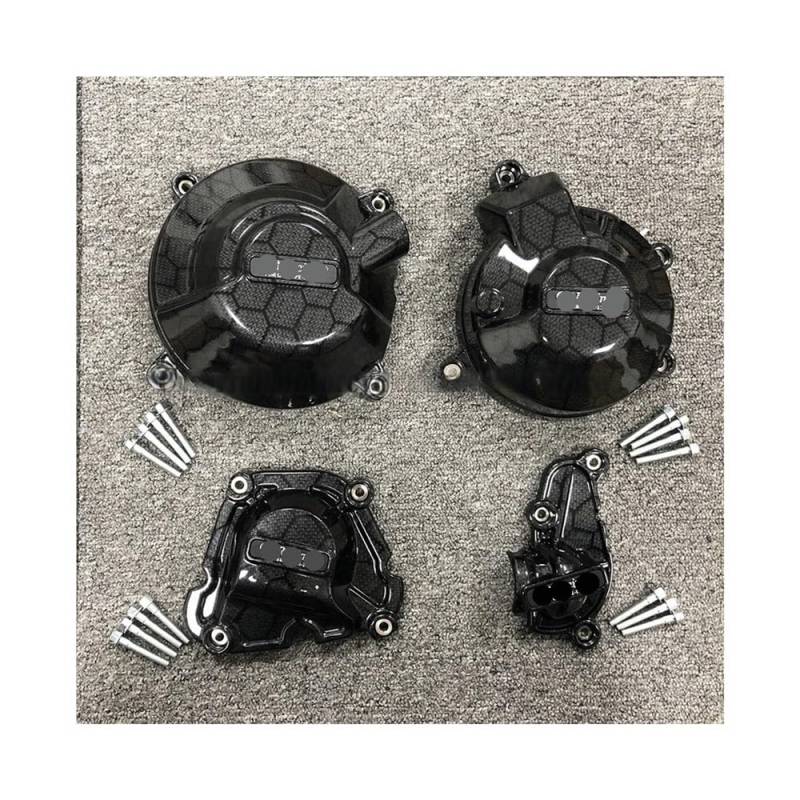 Motorabdeckung Motorrad Motorräder Motor Schutzhülle Für FZ-09 MT-09 MT-09 SP Für Tracer Für Scrambler 2021 2022 2023 XSR900 2022 2023 von NMHTJ