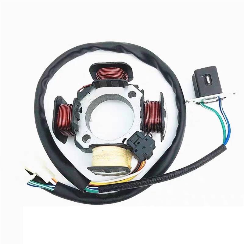 Motorrad Magneto Zündstator Für AG100 AG50 V100 SJ50 Stator Spule Magneto Rotor Zündung 4 Spule Power Generator von NMHTJ