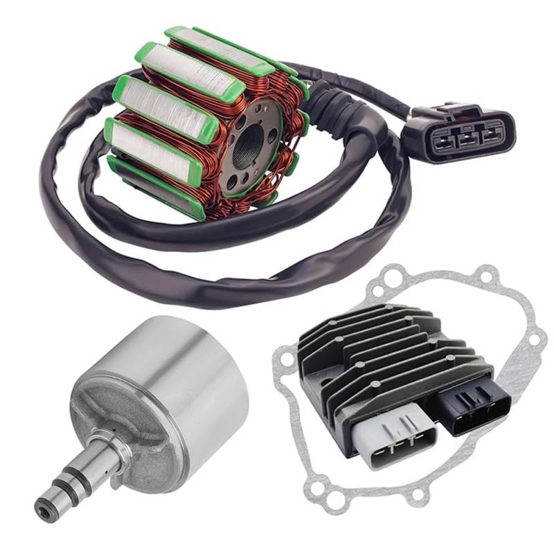 Motorrad Magneto Zündstator Motorrad Stator Spule Schwungrad Rotor Spannung Gleichrichter Dichtung Für YZF R1 YZF-R1 2004-2008 FZ1 FZ8 5VY-15451-10-00 von NMHTJ