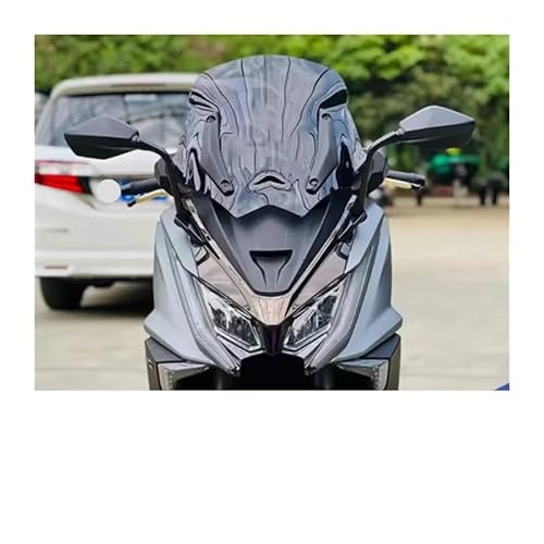 Windschutzscheibe Motorräder Für AK550 Windschutzscheibe Zubehör Motorrad Windschutzscheibe Änderung Verdickung Motorrad Windschutzscheibe Spoiler von NMHTJ