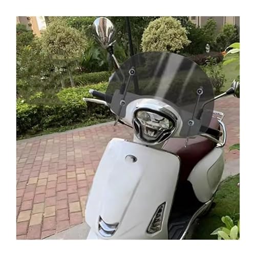 Windschutzscheibe Motorräder Für Für WIE 150 Für Jede Wie Q150 Motorrad Windschutzscheibe Geändert Windschutzscheibe Geändert Vorne Windschutzscheibe Windschutz von NMHTJ