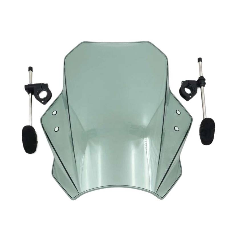 Windschutzscheibe Motorräder Für GSX S 125 GSX S 150 Motorrad Windschutzscheibe Verstellbare Universal Windschutzscheibe Spoiler Verlängerung Deflektor Bildschirm von NMHTJ