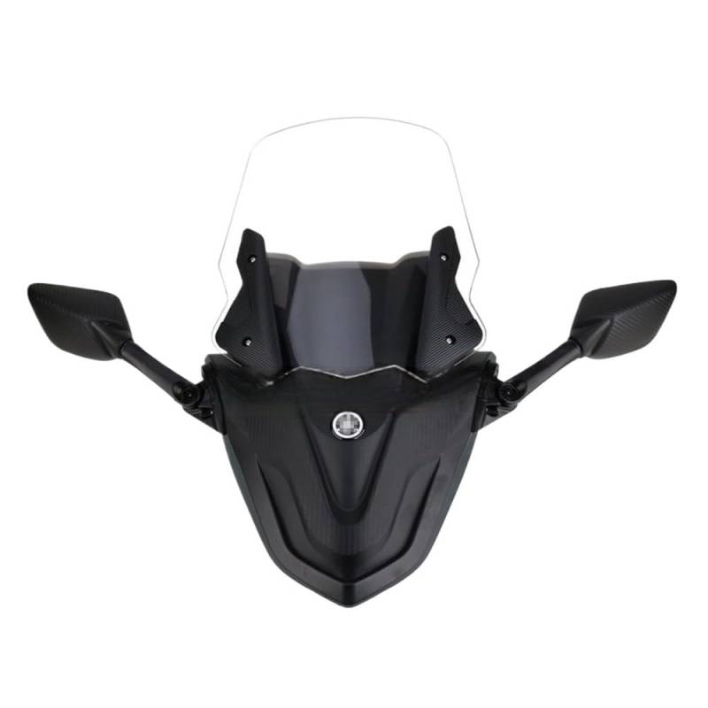 Windschutzscheibe Motorräder Für N-MAX 155 125 2021-2023 Motorrad Windschutzscheibe Windschutz Vorne Motorrad Bildschirm Erweiterte Windschutzscheibe Extender von NMHTJ