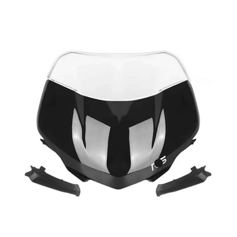 Windschutzscheibe Motorräder Für St&reet Triple 765RS 2023 Motorrad Frontscheibe Windschutz Visier Windschutz Schild Spoiler Deflektor Windschutzscheibe von NMHTJ