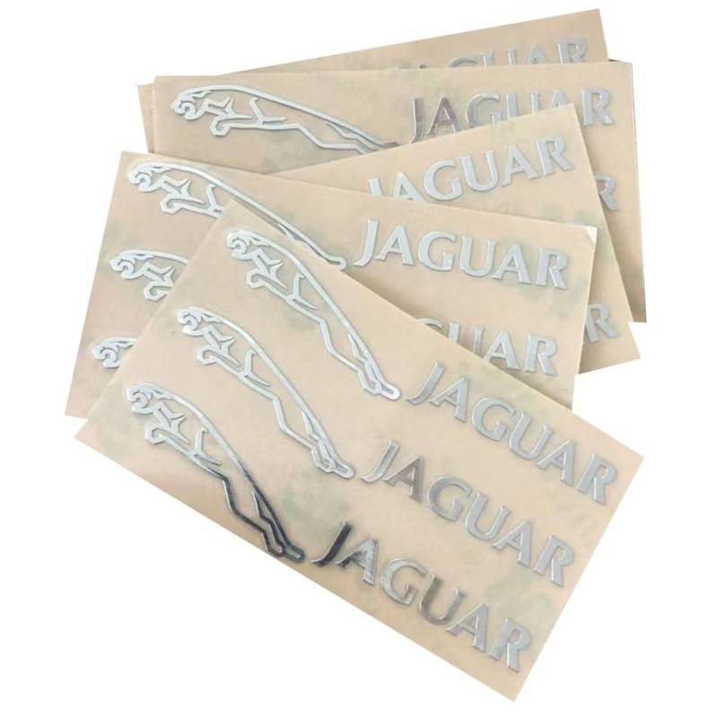 Metall Auto Emblem Aufkleber für Jaguar F-Type Project 7 2014–2015,Innenraum Logo Badge Metallische Autoaufkleber Zubehör,14 PCS von NMQDFRER