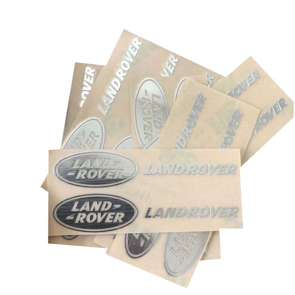 Metall Auto Emblem Aufkleber für Land Rover Defender 130 Camel Trophy Edition 2023–,Innenraum Logo Badge Metallische Autoaufkleber Zubehör,8 PCS Metall Auto Emblem Aufkleber für Land Rover Defender 130 Camel Trophy Edition 2023–,Innenraum Logo Badge Metallische Autoaufkleber Zubehör,8 PCS von NMQDFRER