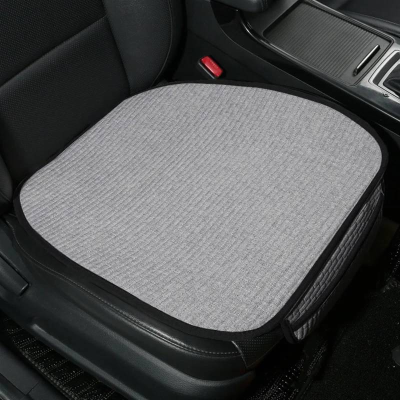 NNBINK Auto Sitzbezug Kissen Pad Für SUV LKW Autos Seat Protector Auto Sitzkissen Auto Zubehör Auto Kissen Automobil Innen Autositz Sitzauflagen(Gray,Single Front seat Bottom) von NNBINK