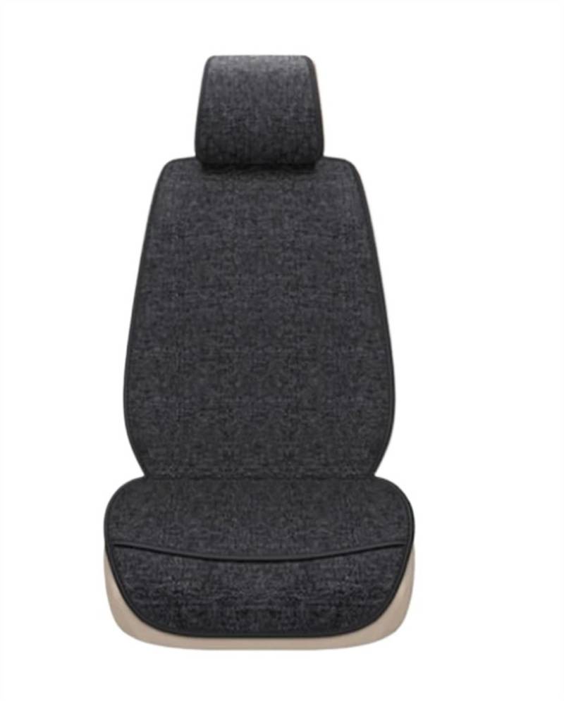 NNBINK Autositz Four Seasons Universal-Sitzbezug-Matte Automobil-Innenraum-Autositz-Schutzpolster Auto-Vorder-/Rücksitzbezug Autositz Sitzauflagen(Black,Front) von NNBINK