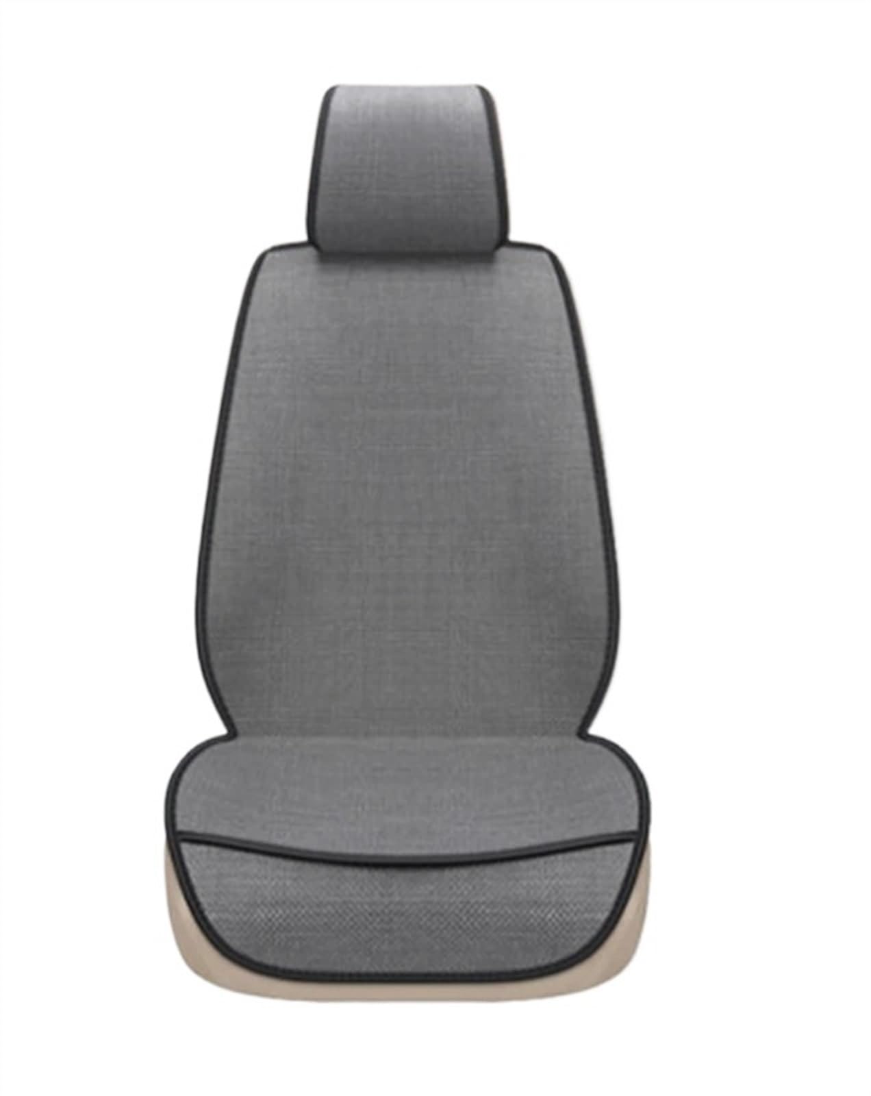 NNBINK Autositz Four Seasons Universal-Sitzbezug-Matte Automobil-Innenraum-Autositz-Schutzpolster Auto-Vorder-/Rücksitzbezug Autositz Sitzauflagen(Gray,Front) von NNBINK