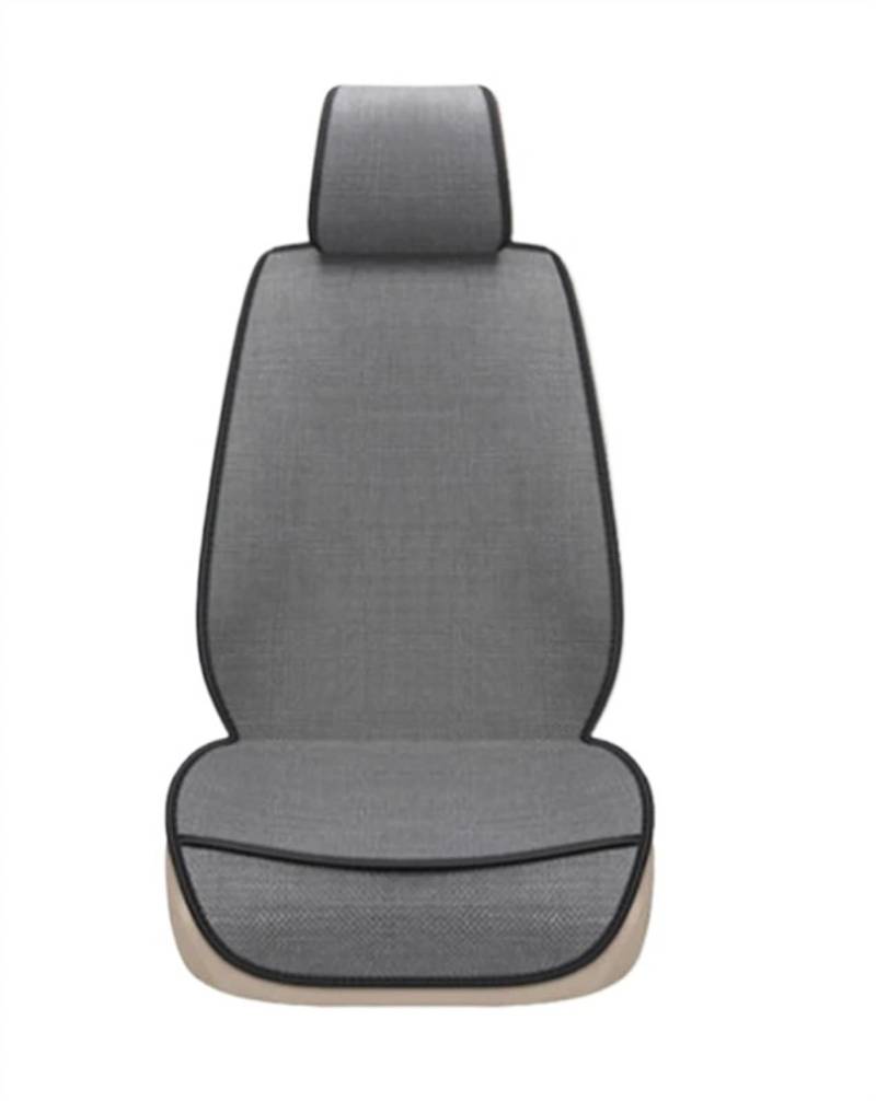 NNBINK Autositz Four Seasons Universal-Sitzbezug-Matte Automobil-Innenraum-Autositz-Schutzpolster Auto-Vorder-/Rücksitzbezug Autositz Sitzauflagen(Gray,Front) von NNBINK