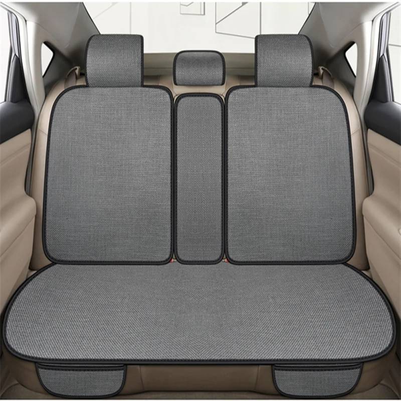 NNBINK Autositz Four Seasons Universal-Sitzbezug-Matte Automobil-Innenraum-Autositz-Schutzpolster Auto-Vorder-/Rücksitzbezug Autositz Sitzauflagen(Gray,Rear) von NNBINK