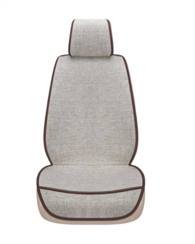 NNBINK Autositz Four Seasons Universal-Sitzbezug-Matte Automobil-Innenraum-Autositz-Schutzpolster Auto-Vorder-/Rücksitzbezug Autositz Sitzauflagen(White,Front) von NNBINK