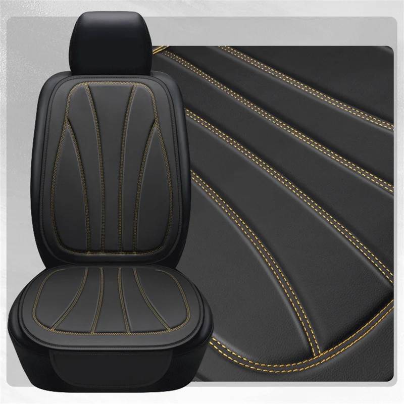 NNBINK Einzelne Vordere Autositzbezüge, Wasserfester Sitzschutz, Universeller Rutschfester Sitzbezug, Geteiltes Vordersitzkissen, Autozubehör Autositz Sitzauflagen(Beige) von NNBINK