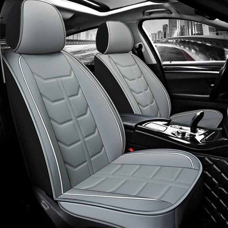 NNBINK Kompatibel Mit Benz Car Komplettset Sitzschutz Kissenpolster Autositz Four Seasons Universal Autositz Autositzkissen Sitzbezug Autositz Sitzauflagen(Gray) von NNBINK
