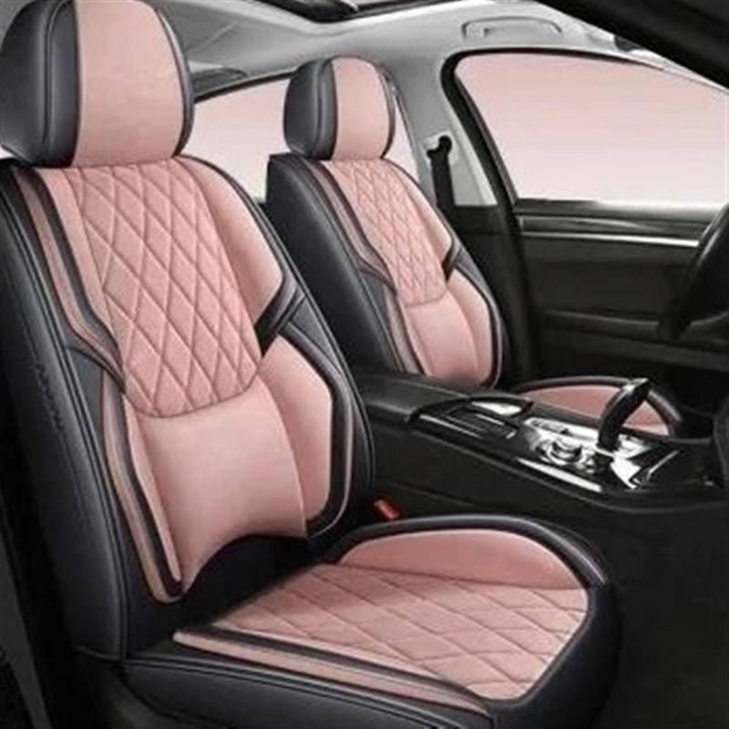 NNBINK Kompatibel Mit Chevrolet Für Onix 2015 2016 2017 2018 2019 2020 2021 2022 2023 5-Sitzer-Autositzbezug Für Vordersitze Rücksitzbankbezug Autositz Sitzauflagen(5) von NNBINK