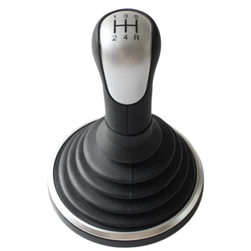 NNBINK Kompatibel Mit Ford Für Fiesta MK6 Für Connect Für Fusion 2002 2003 2004 2005 2006 2007 2008 5/6 Gang Auto Schaltknauf Hebelmanschette Autoteile Schaltknäufe(Silver,Pen and Case) von NNBINK