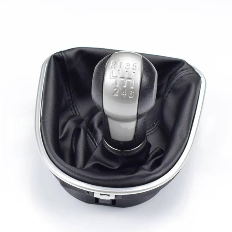 NNBINK Kompatibel Mit Seat Für Altea 2004 2005 2006 2007 2008 2009 2010 2011 2012 Car-Stying 5-Gang-Auto-Schaltknauf Mit Kofferraum Schaltknäufe(6 Speed) von NNBINK