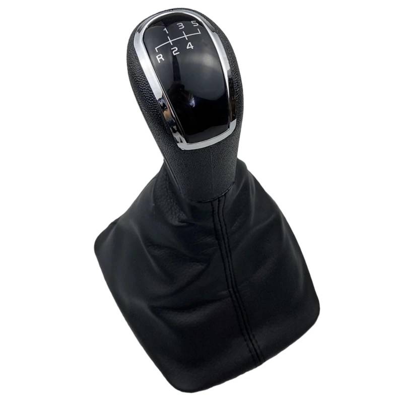 NNBINK Kompatibel Mit Skoda Für Octavia A5 A6 2004 2005 2006 2007 2008 2009 2010 2011 2012 Auto Handgeschwindigkeit Schaltknauf Hebel Stick Griff Gamasche Schaltknäufe(Black,5 Speed) von NNBINK