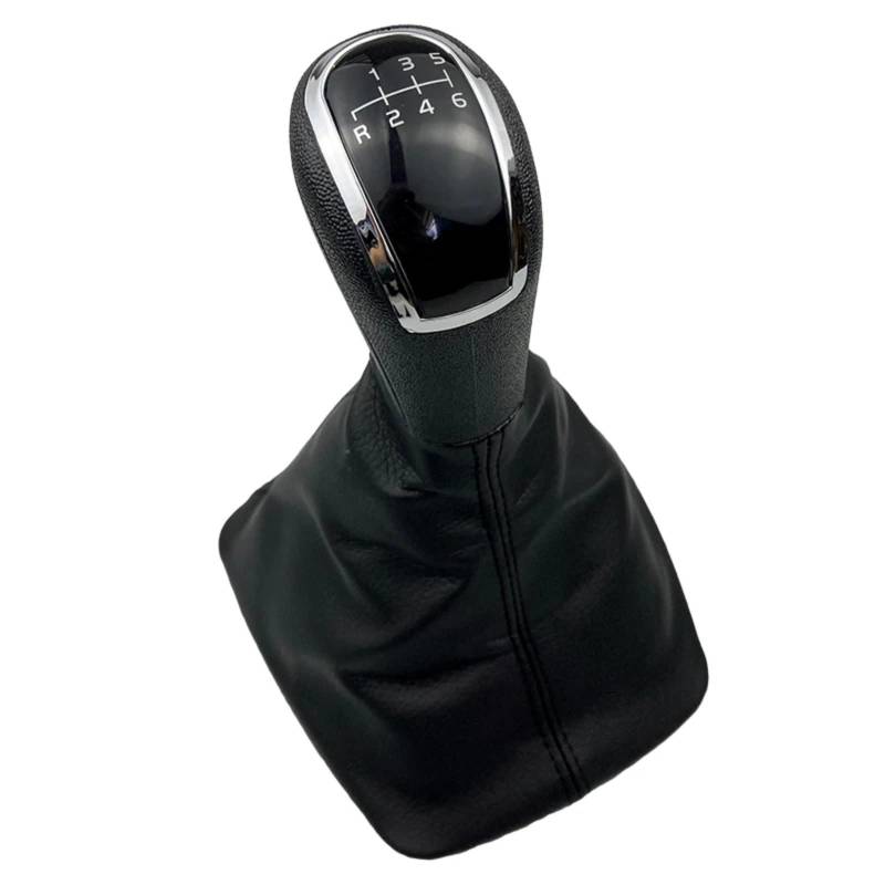 NNBINK Kompatibel Mit Skoda Für Octavia A5 A6 2004 2005 2006 2007 2008 2009 2010 2011 2012 Auto Handgeschwindigkeit Schaltknauf Hebel Stick Griff Gamasche Schaltknäufe(Black,6 Speed) von NNBINK