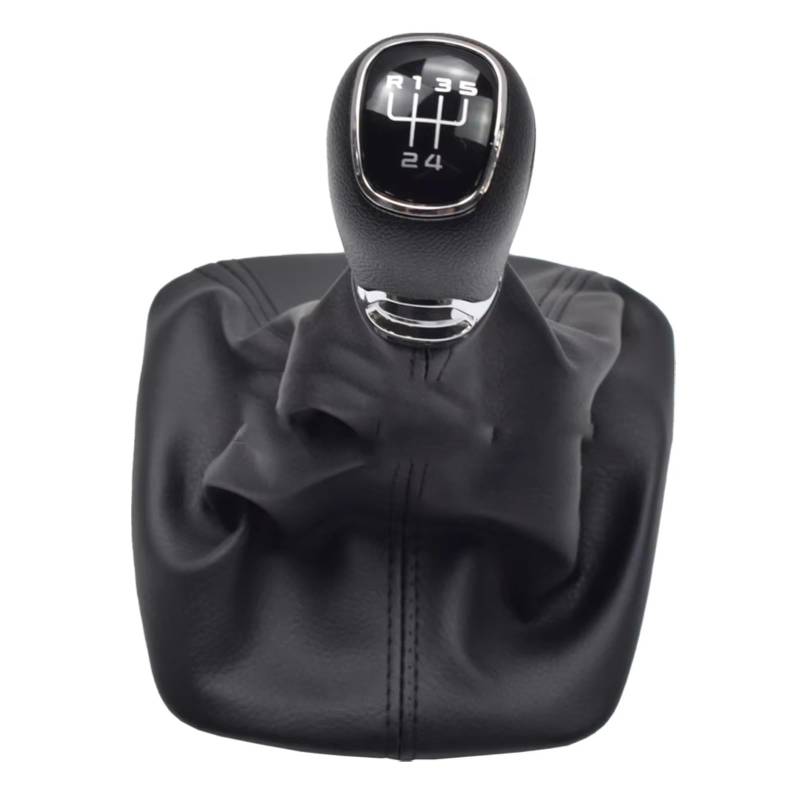 NNBINK Kompatibel Mit Skoda Für Octavia Für A5 A6 2004–2012 Auto Schaltknauf Hebel Stick Griff Gamasche Boot Abdeckung Fall Manuelle 5 6 Geschwindigkeit Schaltknäufe(5 Speed) von NNBINK