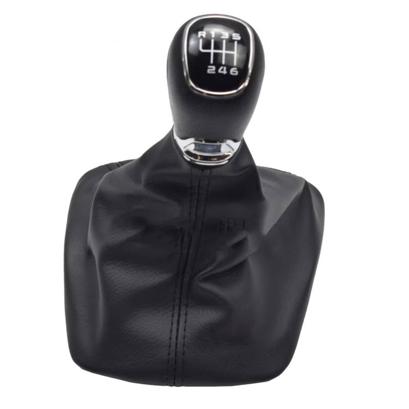 NNBINK Kompatibel Mit Skoda Für Octavia Für A5 A6 2004–2012 Auto Schaltknauf Hebel Stick Griff Gamasche Boot Abdeckung Fall Manuelle 5 6 Geschwindigkeit Schaltknäufe(6 Speed) von NNBINK
