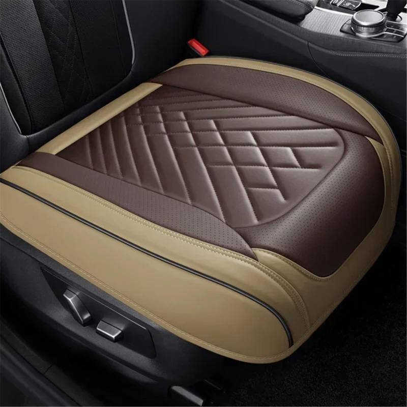 NNBINK Kompatibel Mit VW Für Golf Für Passat Für CC Universal-Autositzbezug Kissen Autositz-Schutzpolster Auto-Sitzbezug Vorne Hinten Autositz Sitzauflagen(Yellow,Front) von NNBINK
