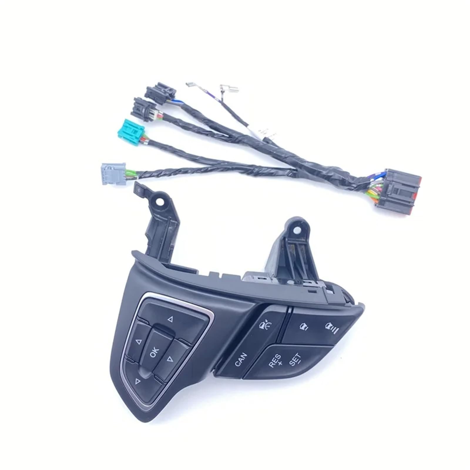 NNBINK Lenkradschalter-Taste Kompatibel Mit Ford Für Focus Mk3 2015 2016 2017 Für Kuga 2016 2017 Auto Adaptiver Tempomatschalter Multifunktions-Lenkradtaste NNBINK Lenkradschalter-Taste Kompatibel Mit Ford Für Focus Mk3 2015 2016 2017 Für Kuga 2016 2017 Auto Adaptiver Tempomatschalter Multifunktions-Lenkradtaste von NNBINK