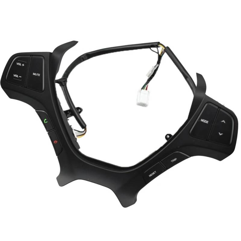 NNBINK Lenkradschalter-Taste Kompatibel Mit Hyundai Für I10 2014 2015 2016 2017 Auto-Multifunktions-Lenkrad Tempomat Schalter Tasten Autozubehör von NNBINK