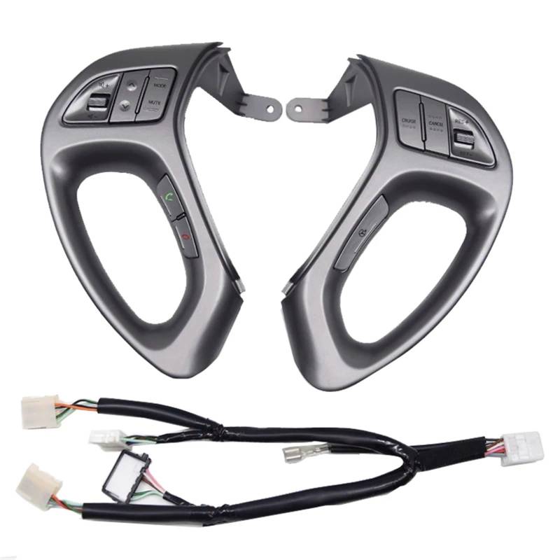 NNBINK Lenkradschalter-Taste Kompatibel Mit Hyundai Für Tucson Für Ix35 2011 2012 2013 2014 2015 96700-2S926 Lenkrad Musik Telefon Cruise Schalter Taste Hellgrau von NNBINK