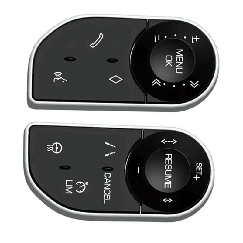 NNBINK Lenkradschalter-Taste Kompatibel Mit Land Für Rover Für Range Für Rover Executive 2013 2014 2015 2016 2017 Cruise Fernbedienung Schalter Lenkrad Tasten von NNBINK