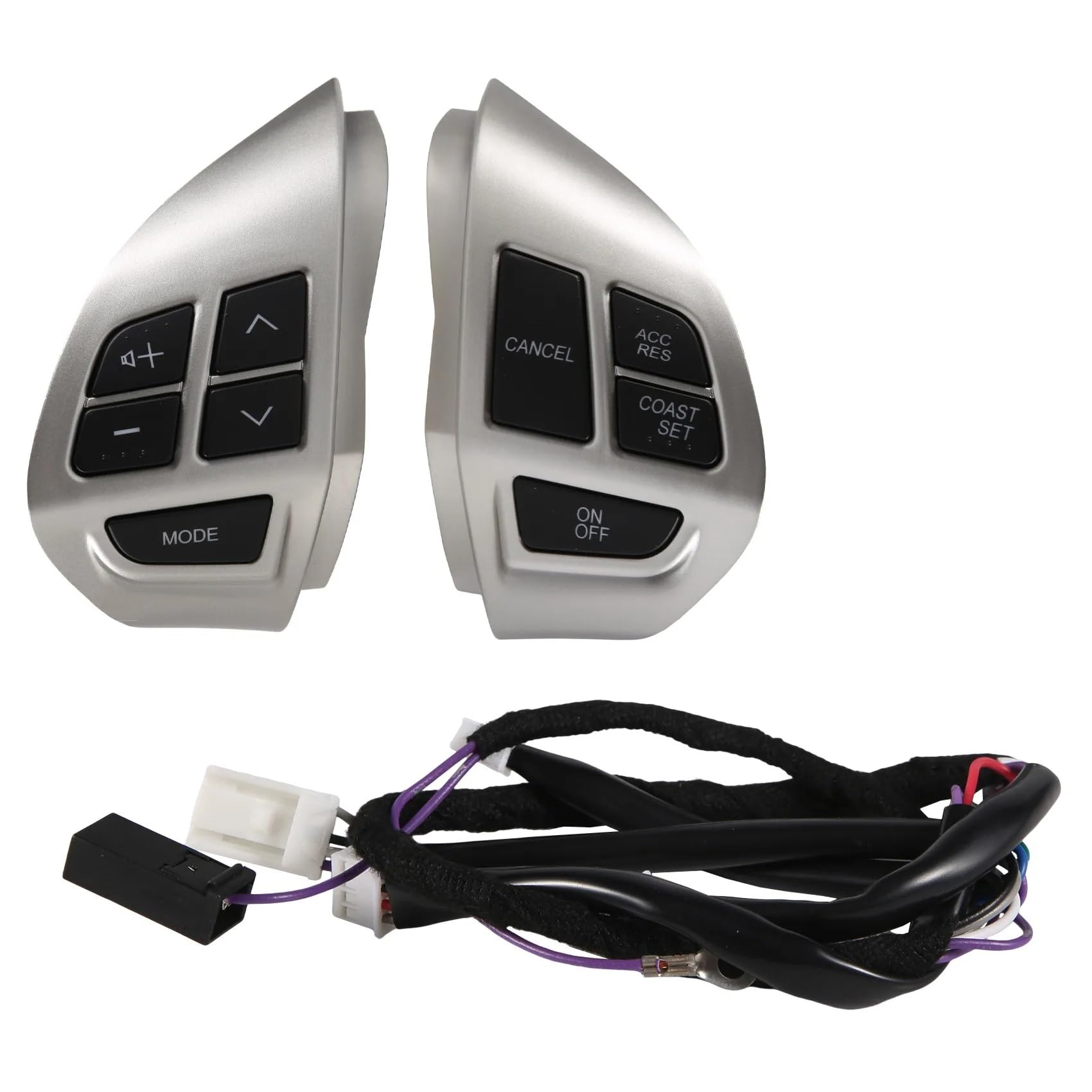 NNBINK Lenkradschalter-Taste Kompatibel Mit Mitsubishi Für Montero Sport 2008–2015 Für ASX 2010–2016 8701A087 Auto-Kreuzfahrtschalter Lenkrad-Lautstärke-Sound-Taste NNBINK Lenkradschalter-Taste Kompatibel Mit Mitsubishi Für Montero Sport 2008–2015 Für ASX 2010–2016 8701A087 Auto-Kreuzfahrtschalter Lenkrad-Lautstärke-Sound-Taste von NNBINK