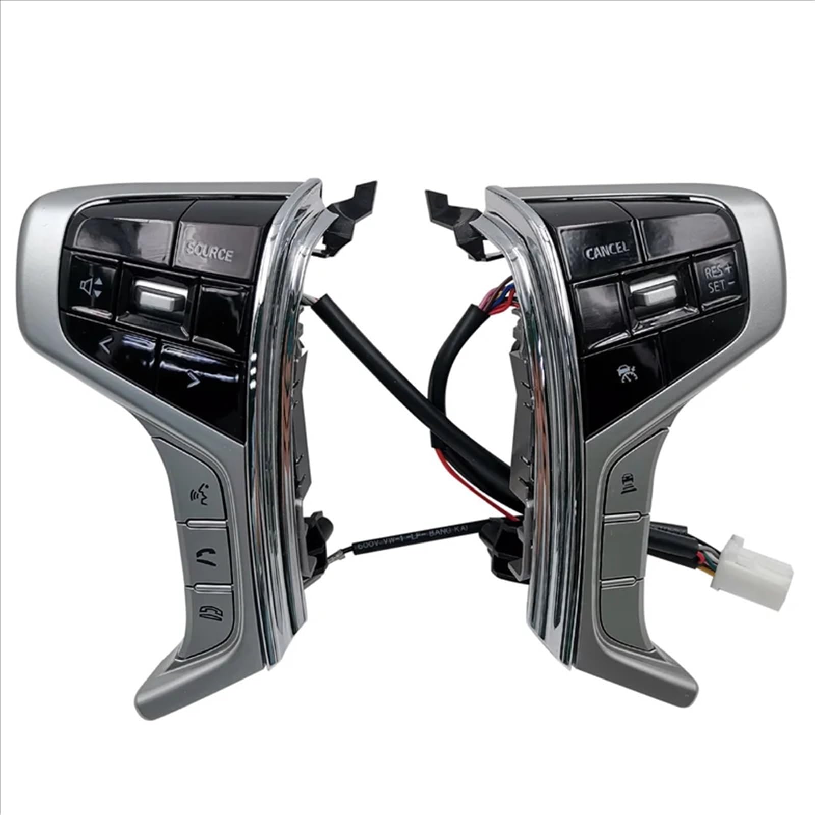 NNBINK Lenkradschalter-Taste Kompatibel Mit Mitsubishi Für Outlander Für Pajero Sport 2015–2022 Auto Multifunktions-Lenkrad-Audio-Taste Auto-Tempomat-Schalter NNBINK Lenkradschalter-Taste Kompatibel Mit Mitsubishi Für Outlander Für Pajero Sport 2015–2022 Auto Multifunktions-Lenkrad-Audio-Taste Auto-Tempomat-Schalter von NNBINK