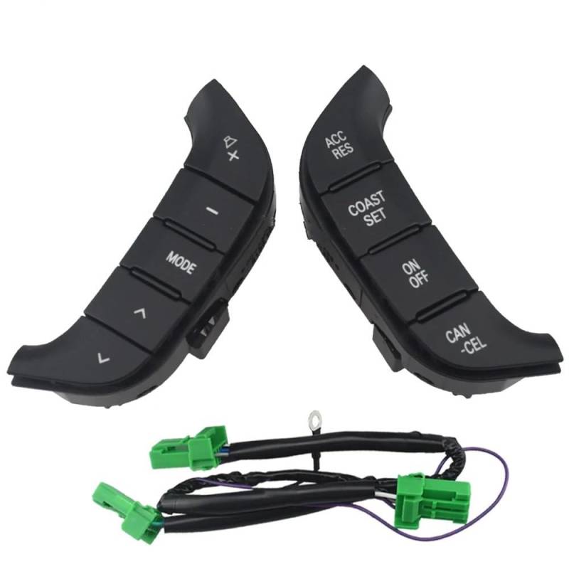 NNBINK Lenkradschalter-Taste Kompatibel Mit Mitsubishi Für Pajero 2007–2019 8602A006 Lenkrad-Audio-Steuerschalter Auto-Tempomat-Taste Autozubehör von NNBINK