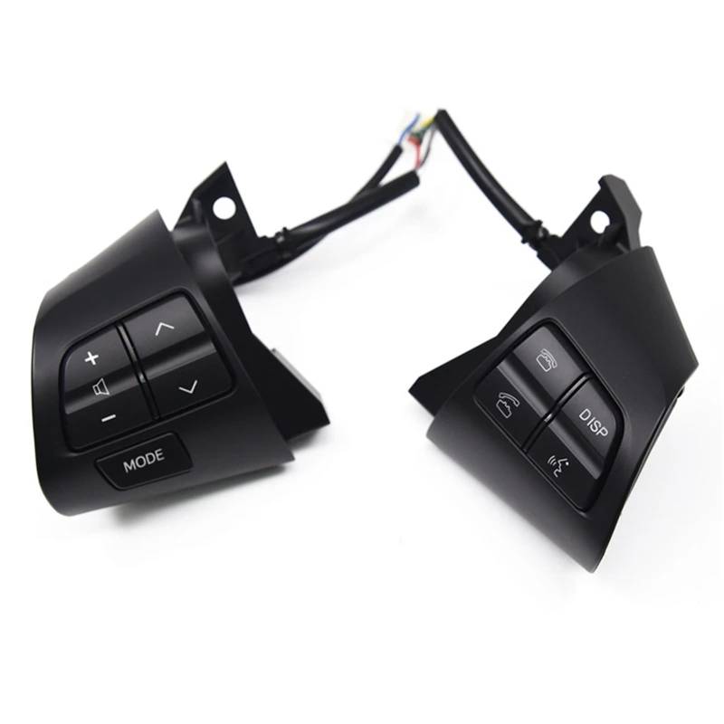 NNBINK Lenkradschalter-Taste Kompatibel Mit Toyota Für Corolla 2006–2013 84250–02230 Tempomat-Taste Auto-Multifunktions-Lenkrad-Audioschalter-Tastenbaugruppe von NNBINK