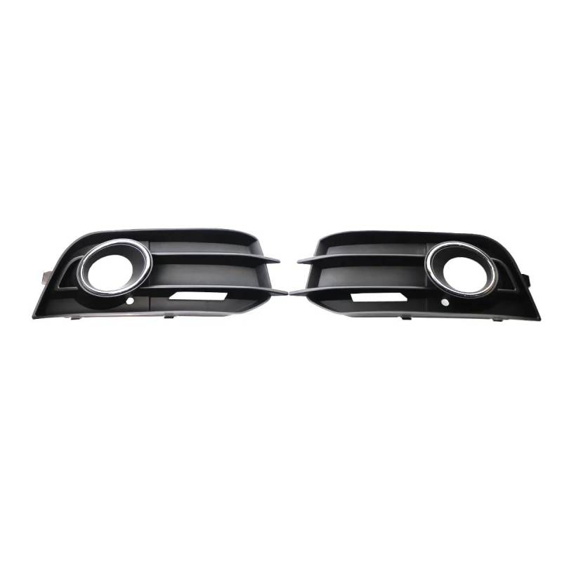 NNBINK Nebelscheinwerfer Grille Kompatibel Mit A1 8X 2010 2011 2012 2013 2014 8X0807681A Linke Rechte Vordere Stoßstange Nebelscheinwerferabdeckung Wabennetz Sechseckiger Kühlergrill Montage(1Pair) von NNBINK