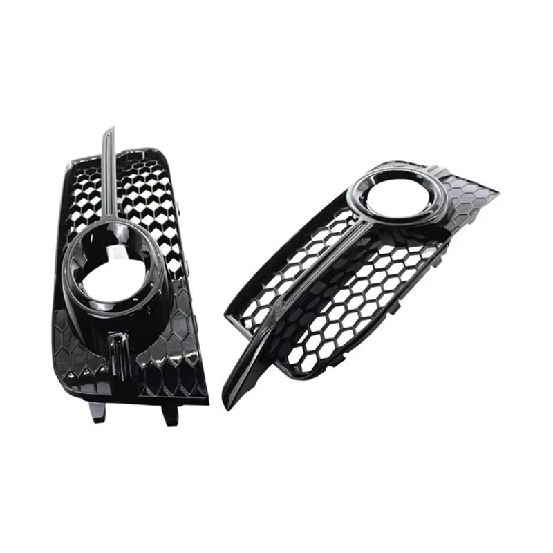 NNBINK Nebelscheinwerfer Grille Kompatibel Mit A1 Sport 2011 2012 2013 2014 8X0807681B Auto-Nebelscheinwerferblende Mit Perforation Auto-Frontstoßstange Untere Nebelscheinwerfer-Gitterabdeckung von NNBINK