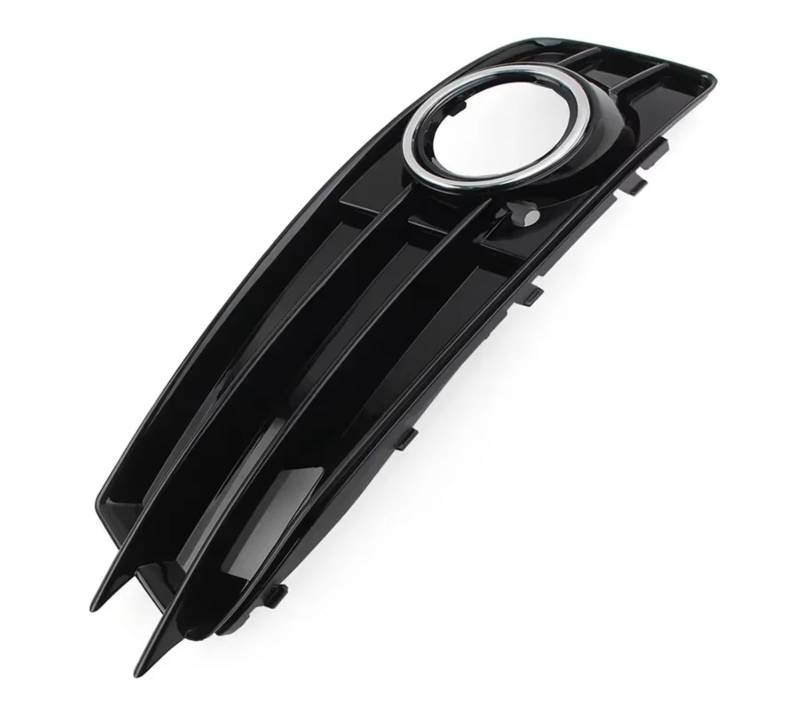 NNBINK Nebelscheinwerfer Grille Kompatibel Mit A3 2010–2013 Frontstoßstange, Nebelscheinwerfer, Abdeckrahmen, Nebellampengitter Mit Chromring(1PCS Left Side) von NNBINK