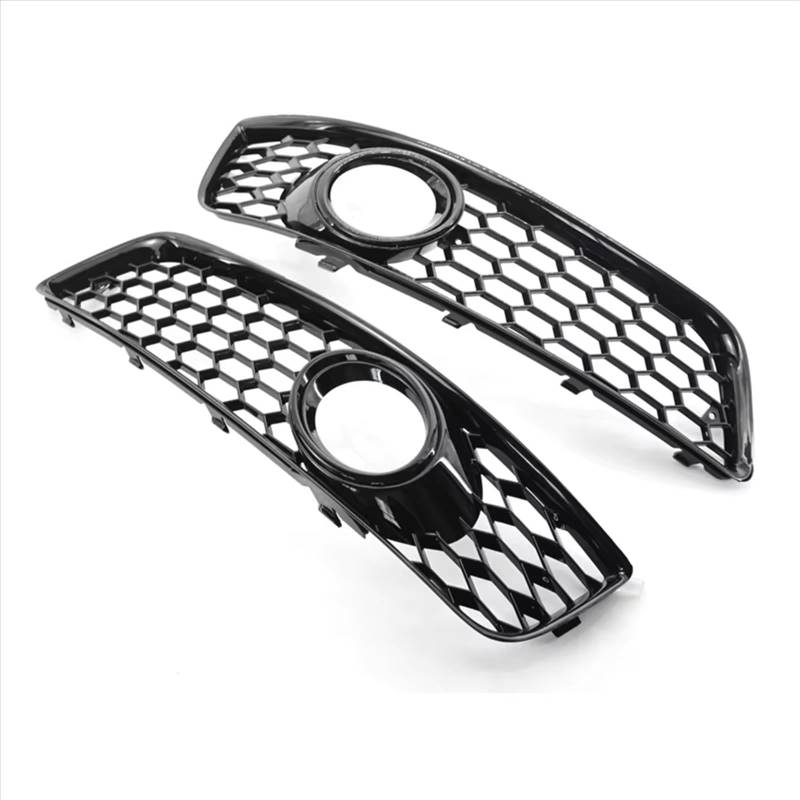 NNBINK Nebelscheinwerfer Grille Kompatibel Mit A3 8P 2009 2010 2011 2012 2013 8P0807681E 1 Paar Auto-Frontstoßstange Nebelscheinwerfer Wabengitter Autozubehör von NNBINK