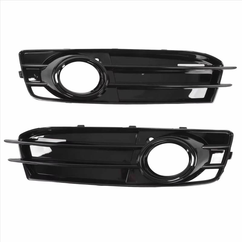 NNBINK Nebelscheinwerfer Grille Kompatibel Mit A3 8P 2009–2012, Schwarze Auto-Frontstoßstange, Nebelscheinwerfer-Netzgitter, Nebelscheinwerfer-Gitterabdeckungen 8P0807681 8P0807681 von NNBINK