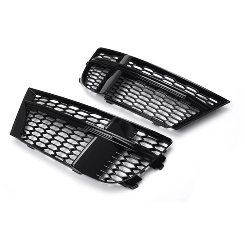 NNBINK Nebelscheinwerfer Grille Kompatibel Mit A3 S3 M 2017 2018 2019 Teile 8V3807681AE 1 Paar Auto Vorne Unterer Stoßfänger Nebelscheinwerfer Wabenlöcher Gitterabdeckung Blendenbaugruppe von NNBINK