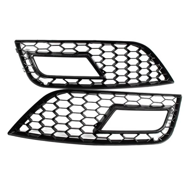 NNBINK Nebelscheinwerfer Grille Kompatibel Mit A4L B9 2013 2014 2015 8K0807681K Auto Vorne Unterer Stoßfänger Links Und Rechts Nebelscheinwerfergitter-Netzrahmen Auto-Nebelscheinwerfergitterteile von NNBINK