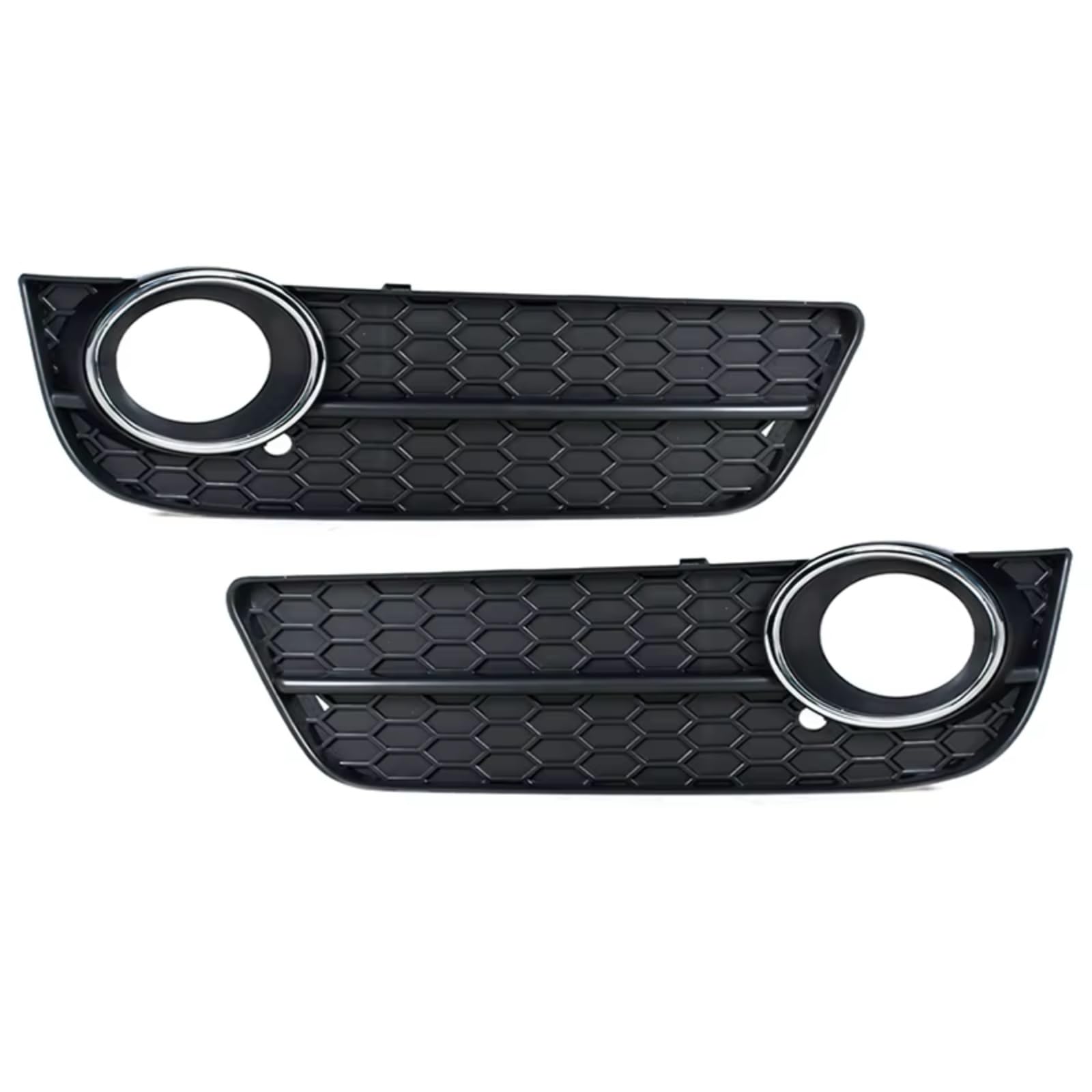 NNBINK Nebelscheinwerfer Grille Kompatibel Mit A5 2008–2012 Auto-Nebelscheinwerfer-Licht-Baugruppe, Gitterabdeckung, Wabenform, Nebelscheinwerfer-Rahmenblende(Left and Right) von NNBINK