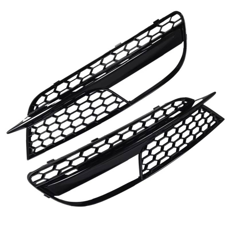NNBINK Nebelscheinwerfer Grille Kompatibel Mit A5 2012 2013 2014 2015 2016 8T0807681H 2 Stück Auto-Nebelscheinwerfergitter Auto-Frontstoßstange Links Und Rechts Nebelscheinwerfergitterabdeckung von NNBINK