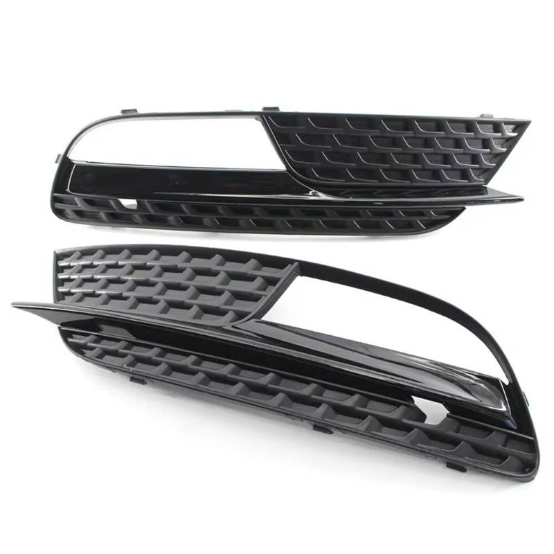 NNBINK Nebelscheinwerfer Grille Kompatibel Mit A5 2012 2013 2014 2015 2016 8T0807682H 1 Paar Linke Und Rechte Auto-Frontstoßstange Nebelscheinwerfer Kühlergrill-Abdeckung Rahmenblende von NNBINK