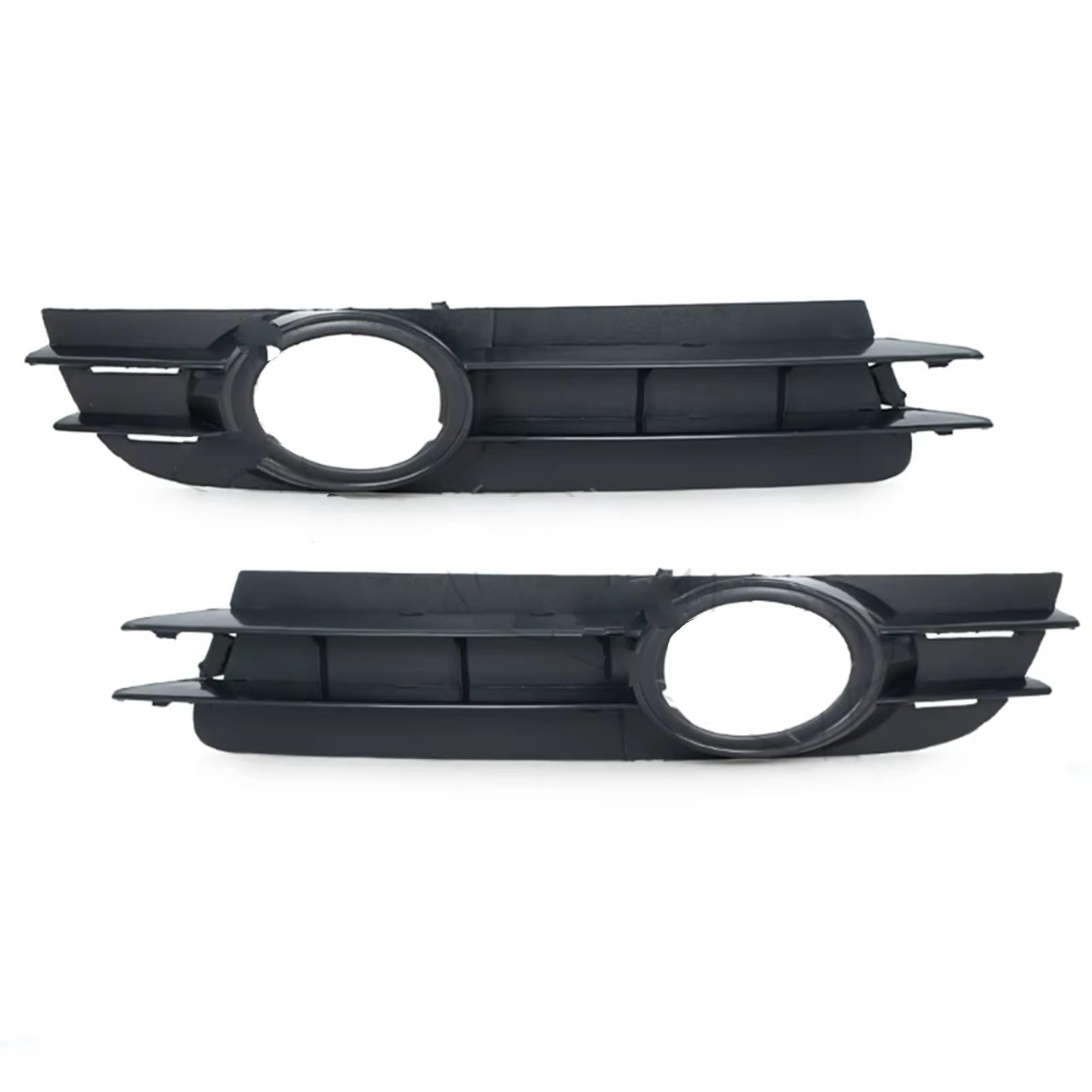NNBINK Nebelscheinwerfer Grille Kompatibel Mit A6 C6 2005–2008, Frontstoßstange, Nebelscheinwerfer, Lichtgitter, Renngitter, 4F0807682A, 4F0807681A(1 Left and 1 Right) von NNBINK