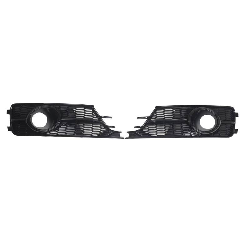 NNBINK Nebelscheinwerfer Grille Kompatibel Mit A6 C7 2016 2017 2018 4G0807647A Links Und Rechts Auto-Frontstoßstange Nebelscheinwerfer-Kühlergrillabdeckungen Schutzhülle Autozubehör von NNBINK