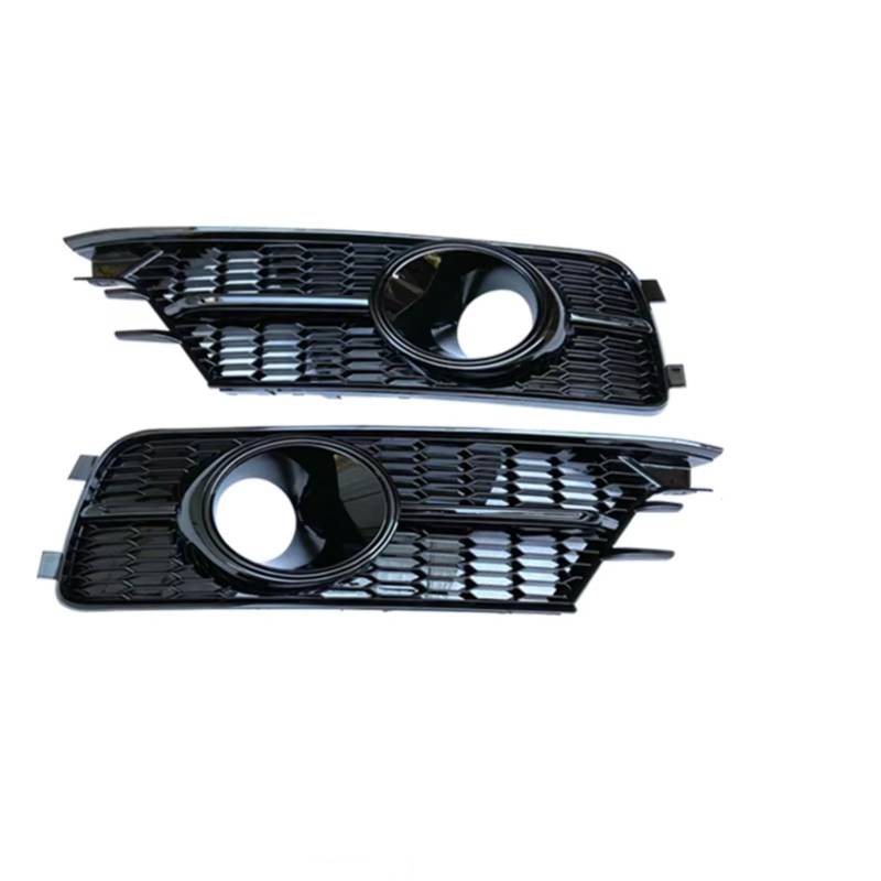 NNBINK Nebelscheinwerfer Grille Kompatibel Mit A6 C7 2016-2018, 2-teiliger Nebelscheinwerfergrill, Wabengitter, Frontstoßstange, Nebelscheinwerfer-Grillabdeckung(Grass Green) von NNBINK