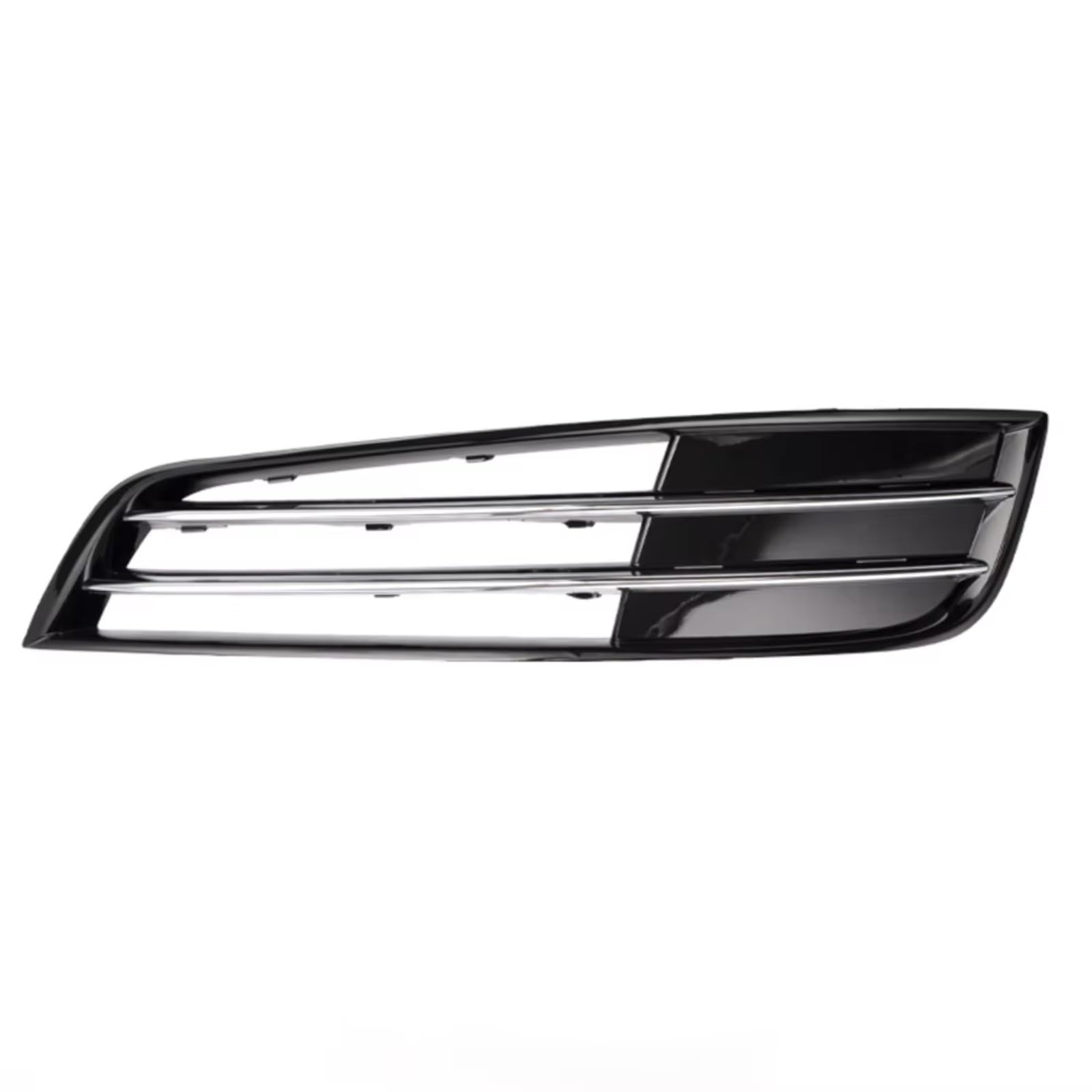 NNBINK Nebelscheinwerfer Grille Kompatibel Mit A8 S8 Für Quattpo Für D4 2010-2013 Front Chrom Stoßstange Nebelscheinwerfer Grill Abdeckung Racing Grills 4H0807679E(1 Left with Hole) von NNBINK